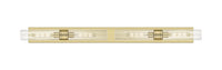 Downtown Urban Linear Bath Vanity Light Brass