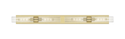 Downtown Urban Linear Bath Vanity Light Brass