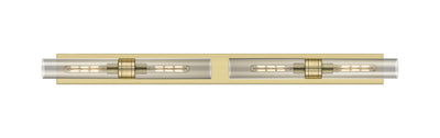 Downtown Urban Linear Bath Vanity Light Brass