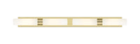 Downtown Urban Linear Bath Vanity Light Brass
