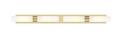 Downtown Urban Linear Bath Vanity Light Brass