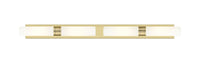 Downtown Urban Linear Bath Vanity Light Brass
