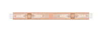 Downtown Urban Linear Bath Vanity Light Brass