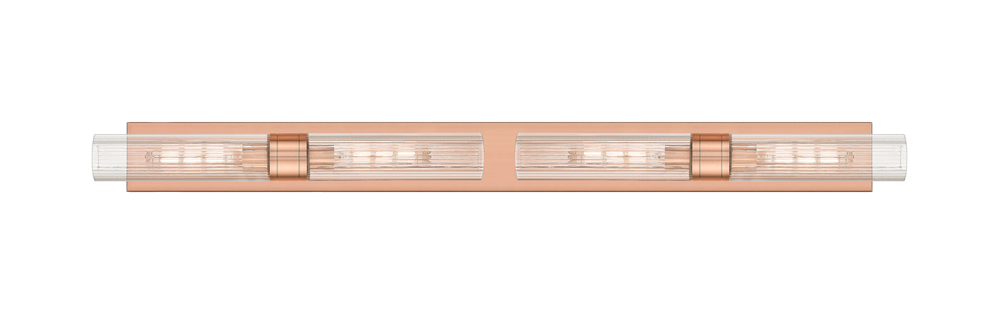 Downtown Urban Linear Bath Vanity Light Brass