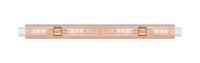 Downtown Urban Linear Bath Vanity Light Brass