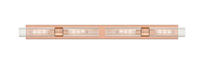 Downtown Urban Linear Bath Vanity Light Brass