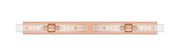 Downtown Urban Linear Bath Vanity Light Brass
