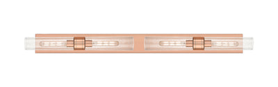 Downtown Urban Linear Bath Vanity Light Brass