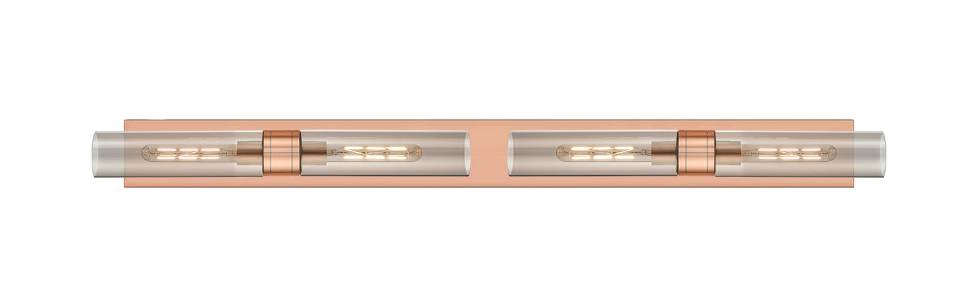 Downtown Urban Linear Bath Vanity Light Brass