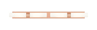 Downtown Urban Linear Bath Vanity Light Brass