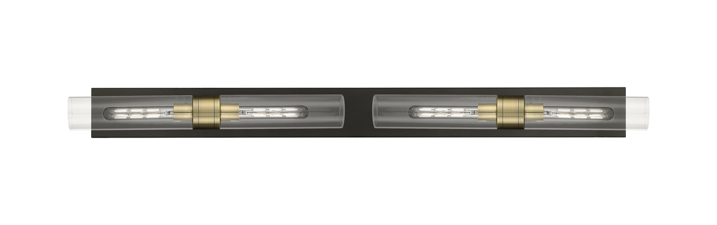 Downtown Urban Linear Bath Vanity Light Brass