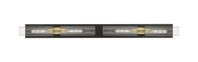 Downtown Urban Linear Bath Vanity Light Brass