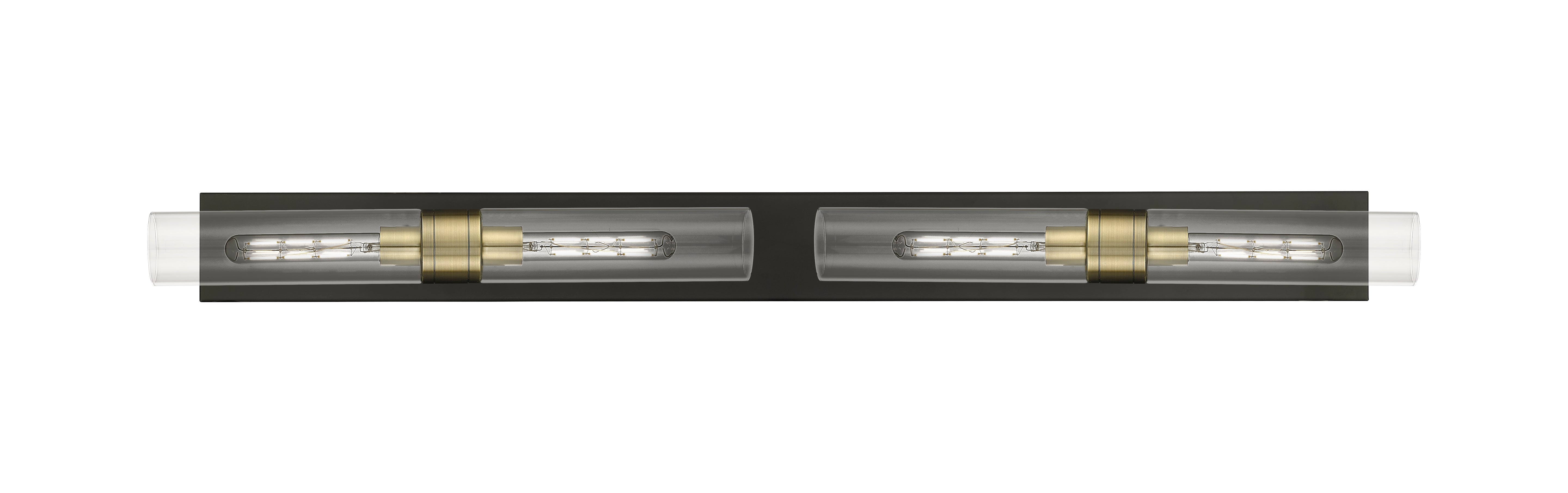 Downtown Urban Linear Bath Vanity Light Brass