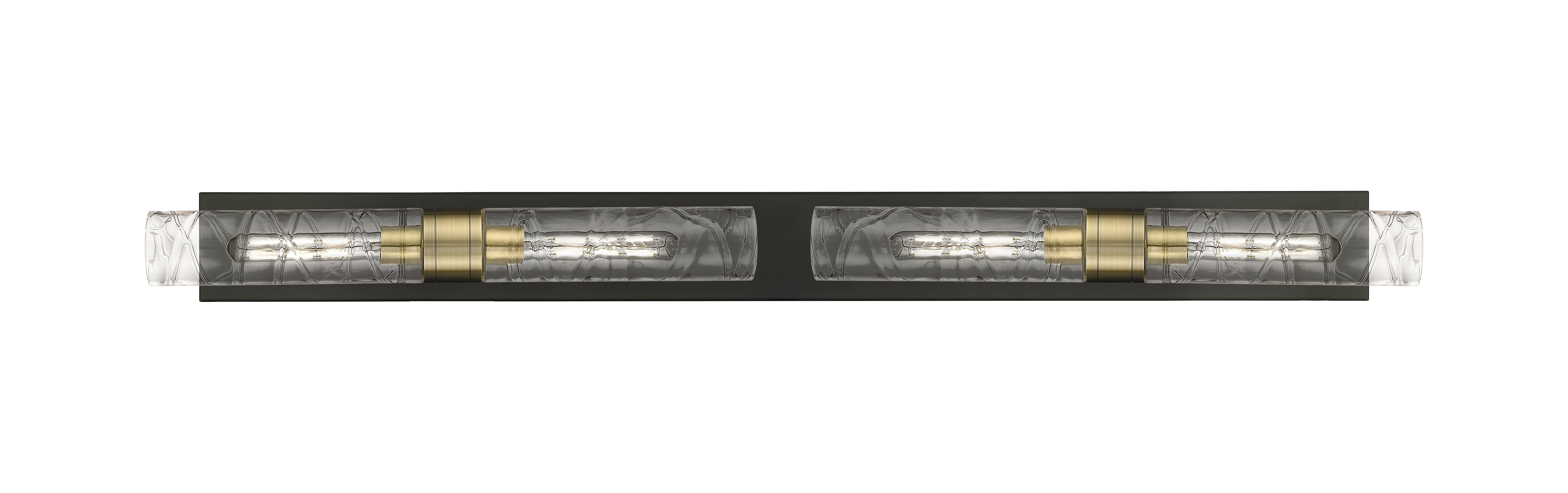 Downtown Urban Linear Bath Vanity Light Brass