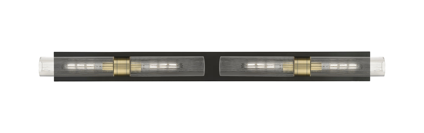 Downtown Urban Linear Bath Vanity Light Brass