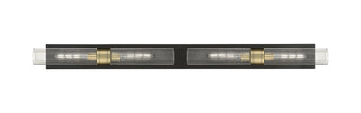 Downtown Urban Linear Bath Vanity Light Brass