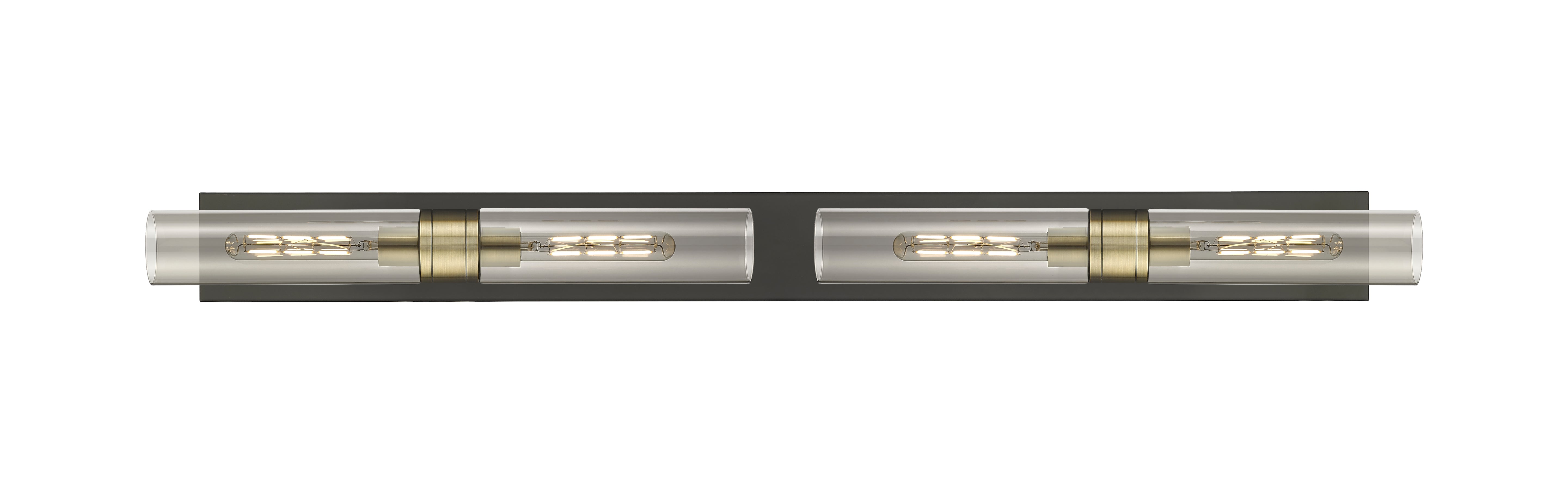 Downtown Urban Linear Bath Vanity Light Brass