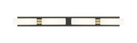 Downtown Urban Linear Bath Vanity Light Brass