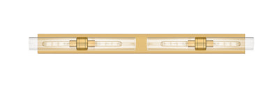Downtown Urban Linear Bath Vanity Light Brass