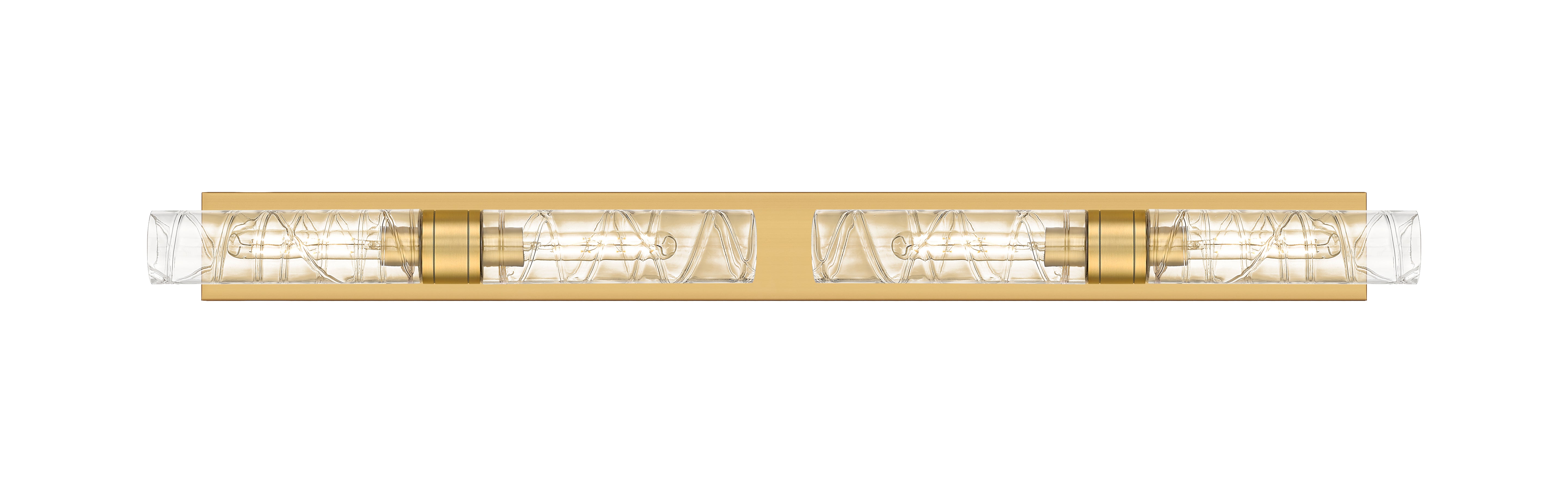Downtown Urban Linear Bath Vanity Light Brass