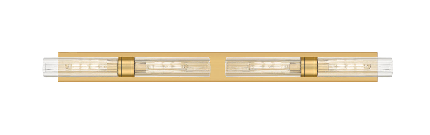 Downtown Urban Linear Bath Vanity Light Brass