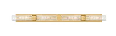 Downtown Urban Linear Bath Vanity Light Brass