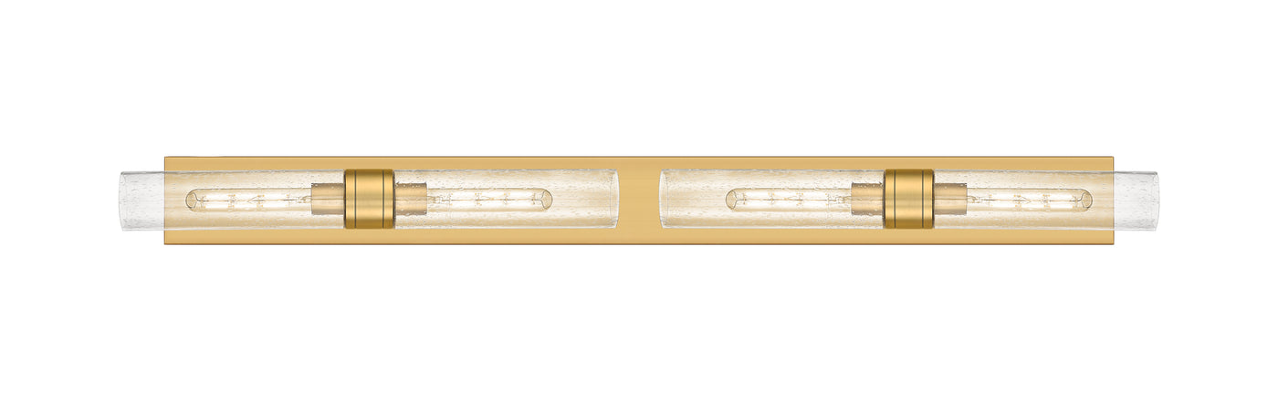 Downtown Urban Linear Bath Vanity Light Brass