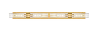 Downtown Urban Linear Bath Vanity Light Brass
