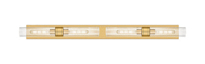 Downtown Urban Linear Bath Vanity Light Brass