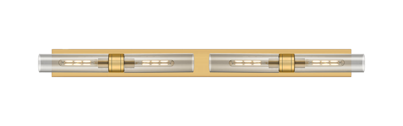 Downtown Urban Linear Bath Vanity Light Brass