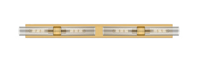 Downtown Urban Linear Bath Vanity Light Brass