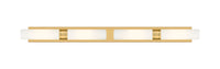 Downtown Urban Linear Bath Vanity Light Brass