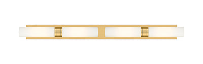 Downtown Urban Linear Bath Vanity Light Brass