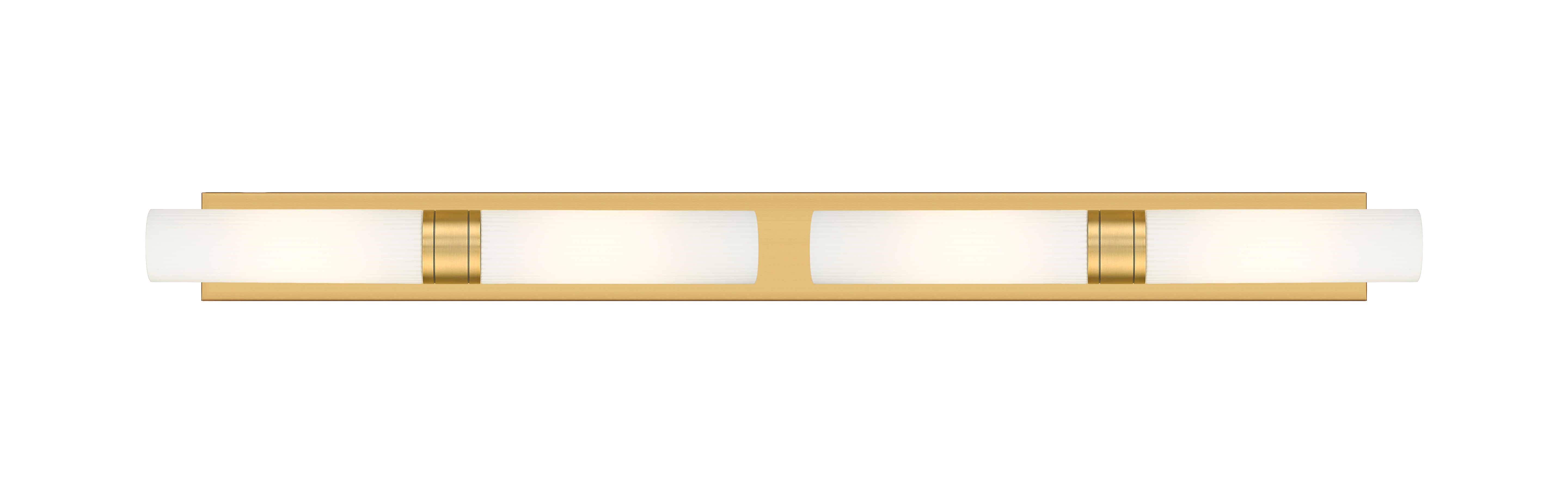 Downtown Urban Linear Bath Vanity Light Brass