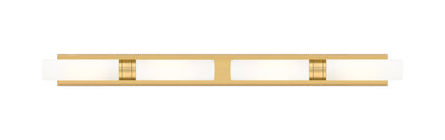 Downtown Urban Linear Bath Vanity Light Brass