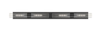 Downtown Urban Linear Bath Vanity Light Brass