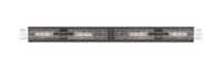 Downtown Urban Linear Bath Vanity Light Brass