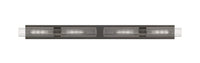 Downtown Urban Linear Bath Vanity Light Brass