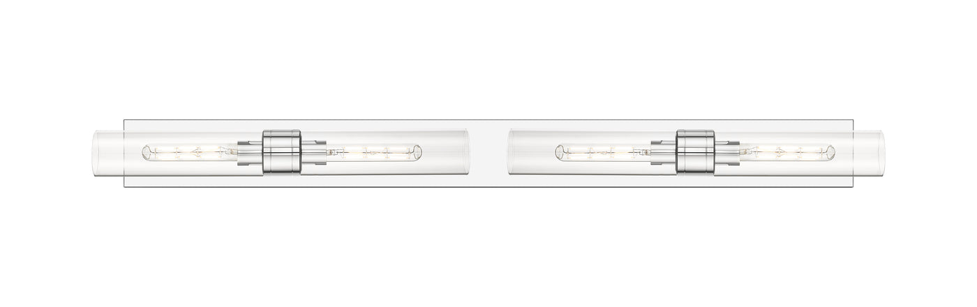 Downtown Urban Linear Bath Vanity Light Brass