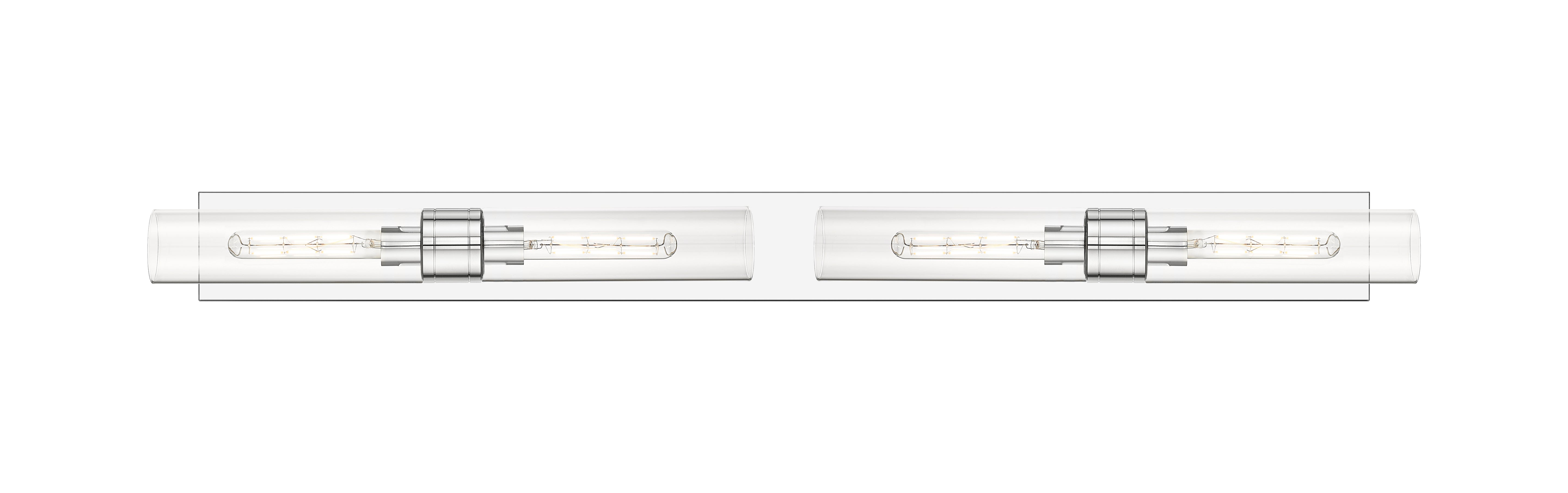 Downtown Urban Linear Bath Vanity Light Brass