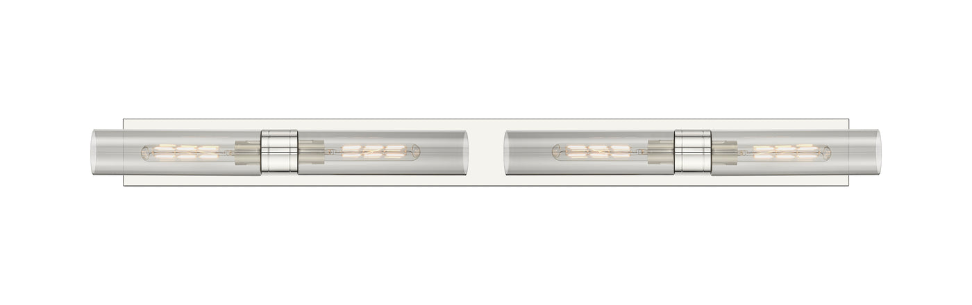 Downtown Urban Linear Bath Vanity Light Brass