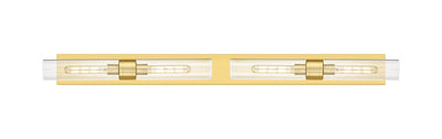 Downtown Urban Linear Bath Vanity Light Brass
