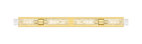 Downtown Urban Linear Bath Vanity Light Brass