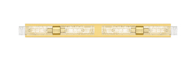 Downtown Urban Linear Bath Vanity Light Brass