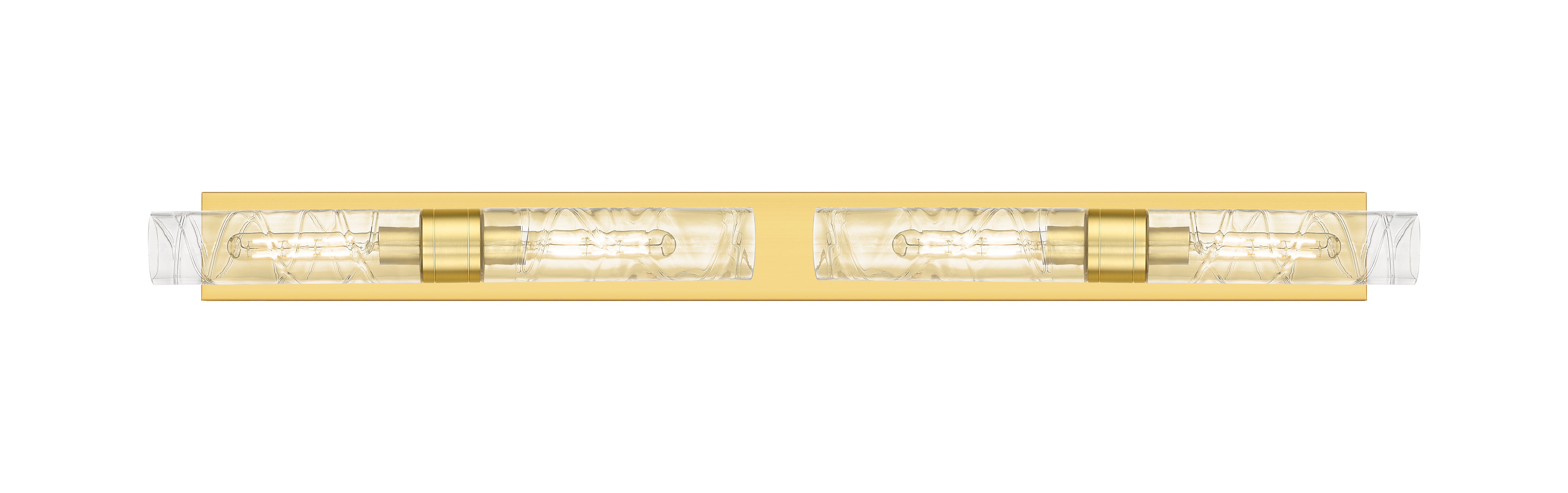 Downtown Urban Linear Bath Vanity Light Brass