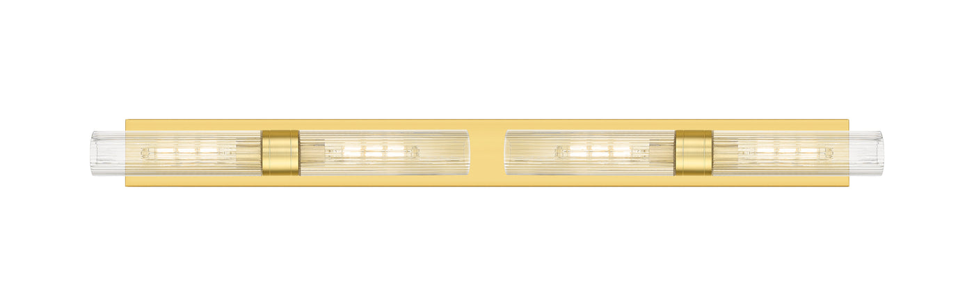 Downtown Urban Linear Bath Vanity Light Brass