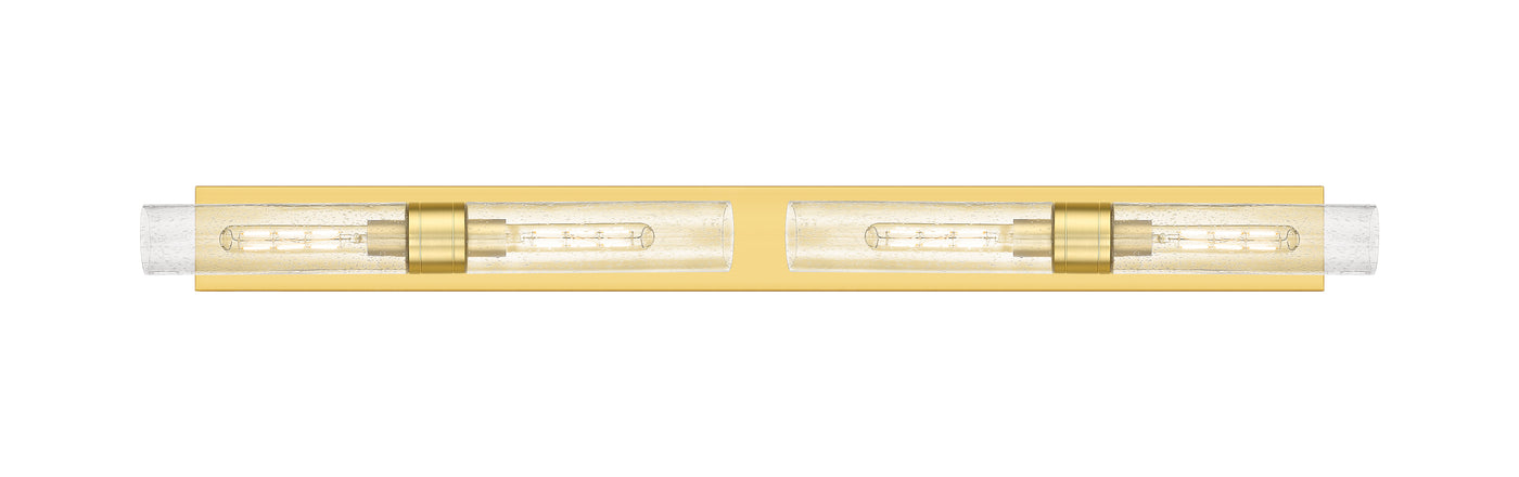 Downtown Urban Linear Bath Vanity Light Brass