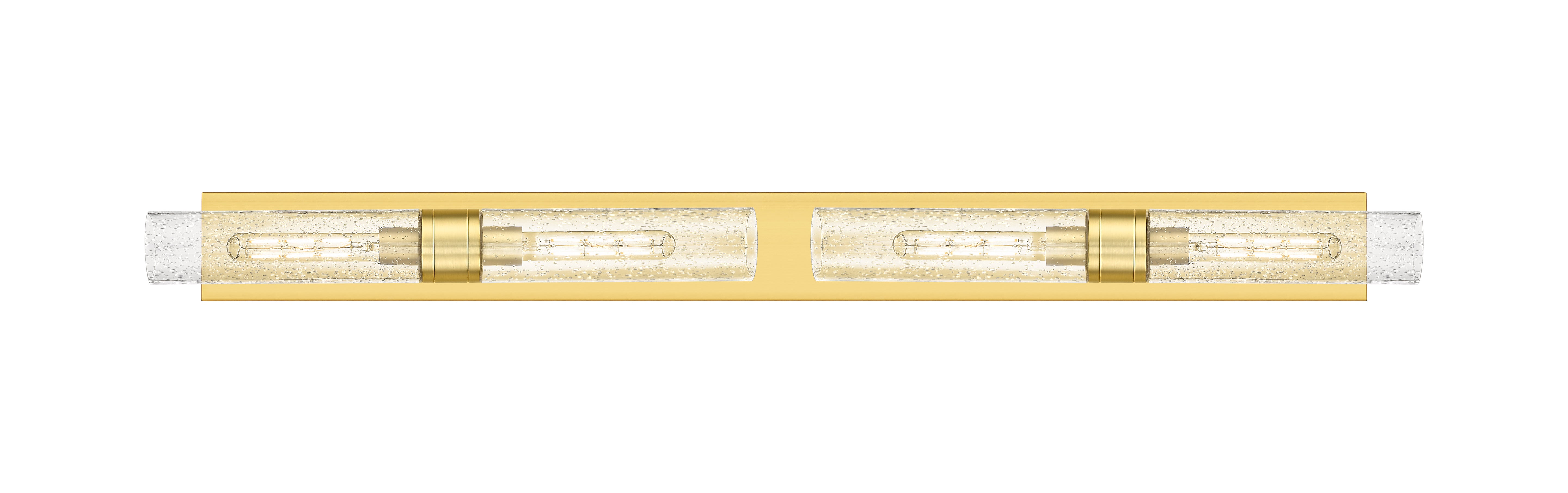 Downtown Urban Linear Bath Vanity Light Brass