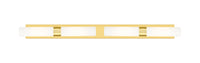 Downtown Urban Linear Bath Vanity Light Brass