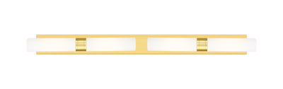 Downtown Urban Linear Bath Vanity Light Brass